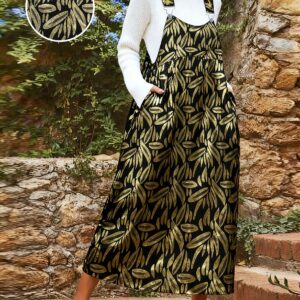 Robe à bretelles imprimée polyvalente et décontractée, nouvelle tendance pour femmes grande taille